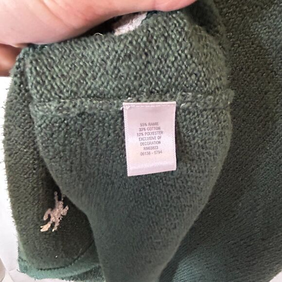 VTG C.J. Banks Women's Dark Green Embellished Christmas Full Zip Sweater Vest 1X - Picture 10 of 14